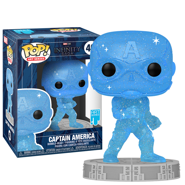 captain america art funko pop