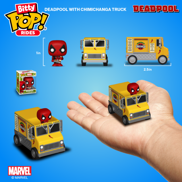 Bitty POP Bitty POP Rides Deadpool Chimichanga Truck