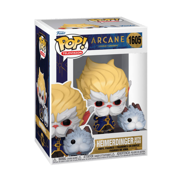 Funko POP 1605 Heimerdinger with Poro - Arcane