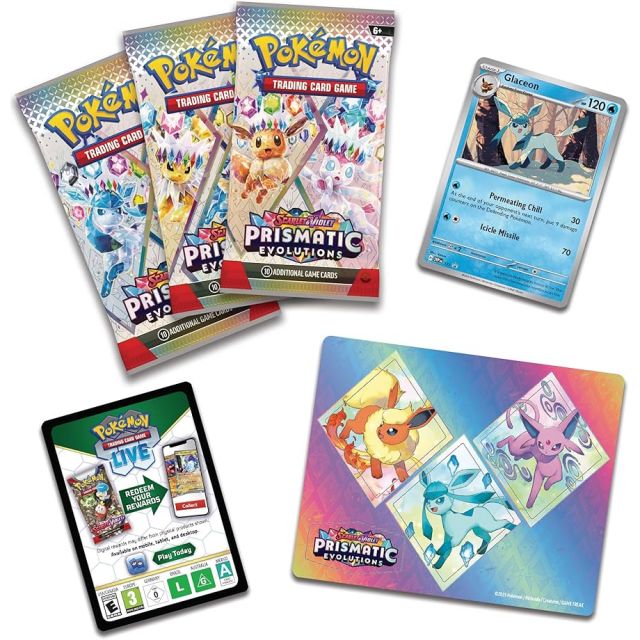 Pokémon Pokémon: Prismatic Evolutions Tech Sticker Collection - Glaceon