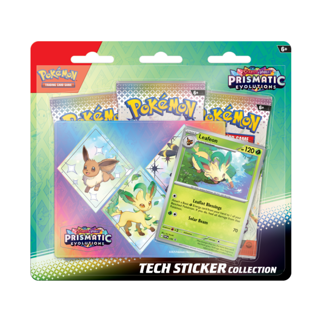 Pokémon Pokémon: Prismatic Evolutions Tech Sticker Collection - Leafeon