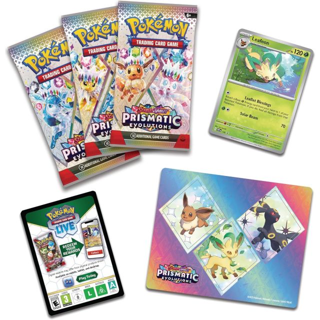 Pokémon Pokémon: Prismatic Evolutions Tech Sticker Collection - Leafeon