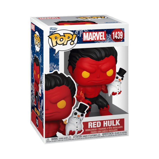 Funko POP 1439 Christmas Red Hulk