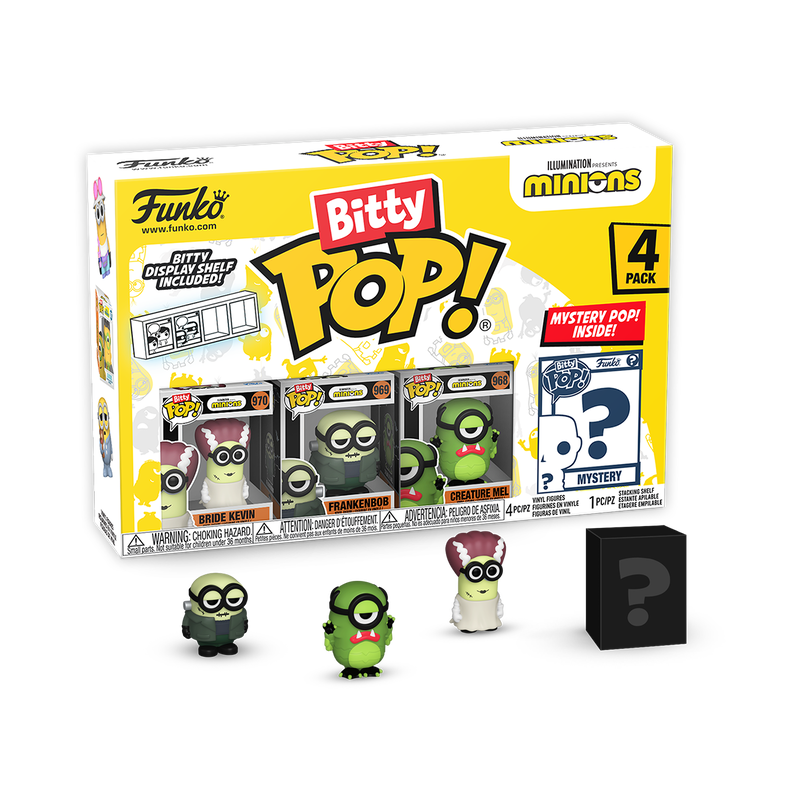 Bitty Pop Figurky Frankenbob Minions 4pk Bitty Pop Blindbox Cz