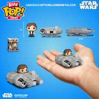 Bitty POP Rides Han Solo with Milennium Falcon