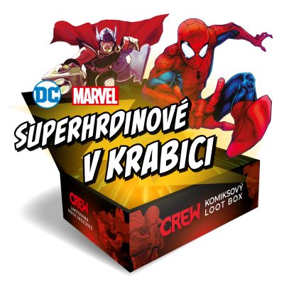 Loot box plný komiksů: DC/Marvel