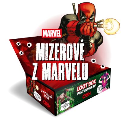 Loot box plný komiksů: Mizerové z Marvelu