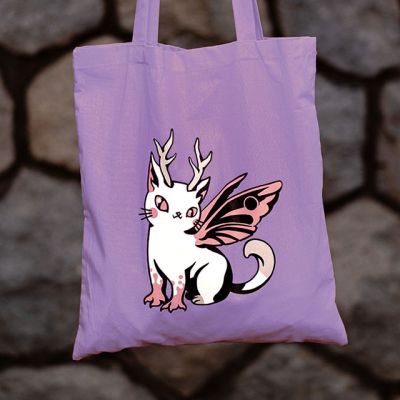 Lavender Čičimora Cotton Tote Bag