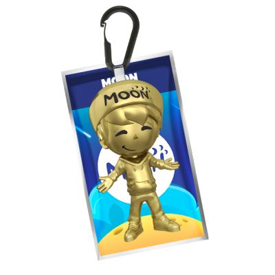 Moon Gold Keychain