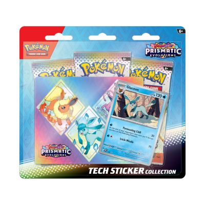 Pokémon: Prismatic Evolutions Tech Sticker Collection - Glaceon