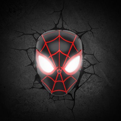 Spider-Man Miles Morales 3D Deco Lampa