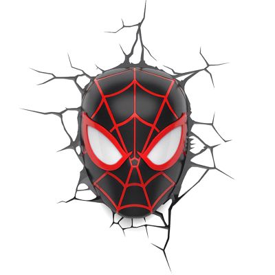 Spider-Man Miles Morales 3D Deco Lampa