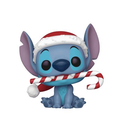 Stitch with candy cane