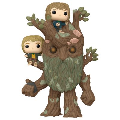 Treebeard with Mary & Pipin - Pán prstenů