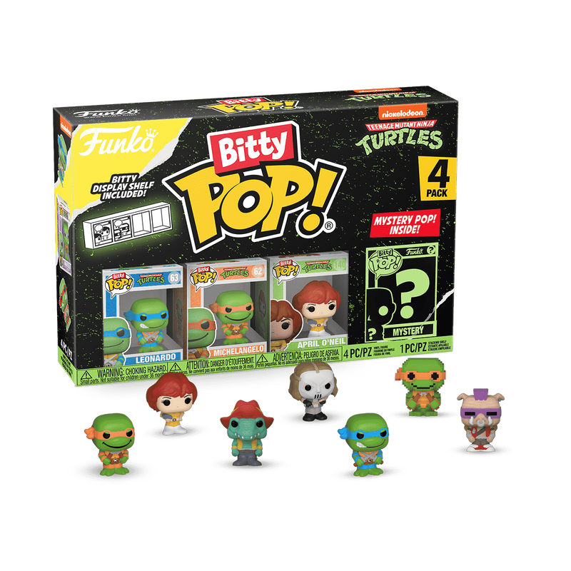 Bitty Pop Blindboxy Želvy Ninja Leonardo 4pk Bitty Pop Blindbox Cz